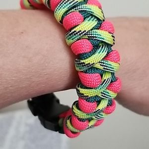 Great stocking stuffer, bundle Handcrafted 550 Paracord bracelet